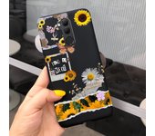 For Huawei Mate 20 Lite / Mate 10 Lite Phone Case Dinosaur Flower Soft Silicone Matte Shockproof  Fundas For Mate 20Lite Capas