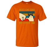 Best Cat Dad Ever Summer Men's T Shirt Cotton Short Sleeve Fashion Cute Streetwear Animal Cats Male Tops Casual Tshirt