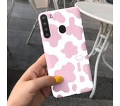 For Samsung Galaxy A21s A21 Case 6.5 inch Milk Cow Ins Style Soft Silicoen Back Cover Samsung A21s SM-A217F A 21s Coque Fundas