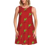 Fashion customization D-Duogos Win women's sleeveless owl Duo Sundress casual travel bag beach dress