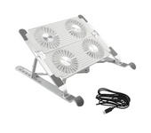 Laptop Cooler with Stand Carrying Stand Folding Cooling Stand Aluminum Model 4-Port Fan Air-Cooled Cooling Laptop Stand