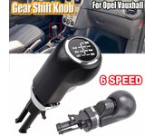 Car-styling Manual Gear Stick Shift Lever Stick Knob Leather Boot For Opel Vauxhall Corsa D 2006 2007 2008 2009 2010-2014