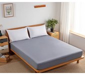 Sábana bajera ajustable de punto premium, 100 % algodón transpirable, extrasuave para un sueño de ensueño, altura del colchón de 30 cm, fácil de limpiar y duradera