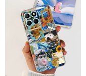 For Honor X6S Case Leopard Print TPU Soft Silicon Protective Back Cover for HonorX6s X 6s X6s Phone Cases Bumper Clear Capa