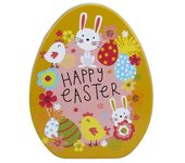 Jewelry Organizer Case Metal Easter Egg Candy Box Exquisite Cartoon Rabbit Iron Box Cut Small Storage Box Gifts