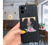 For Xiaomi Redmi A1 Case Black Crown Flowers Soft TPU Phone Cover Cases For Xiaomi Redmi A1 Plus A1+ RedmiA1 Sikilly Fundas Etui