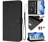Hermosa funda de cuero estampado de moda para Samsung Galaxy S10 10e note 8 9 10 20 ultra plus tapa de teléfono con ranura de so