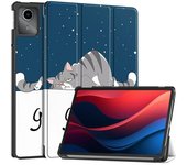 For Lenovo Tab M11 Case 11 inch Magnetic Tri-folding Tablet Hard Back Shell for Xiaoxin Pad 2024 TB331FC Smart Cover Funda Kids