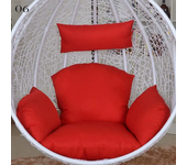 Hanging Swing Egg Chair Cushion Cover Patio Large Round Papasan Pad Detachable Garden Lounger Cushion Cover  (No Filling)
