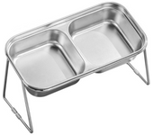 Durable Anti-flip Cat Elevated Bowl Neck Protection Stable Pet Feeder Safe Dog Food Bowl Outdoor