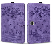 Tablet Cover for Huawei Honor Pad 9 12.1 inch Flip Cute Cat Flower Embossed Stand for Honor Pad 9 HEY2-W09 HEY2-W19 Tablet Case
