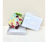 Nuevo 2025 Moda Retro Impreso Cartera, Multi Card, Corto, Carta Bolsa de embrague