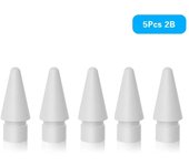 First and Sea Generation Apple Pencil Tip, Double Layer 2b HB 2.0 3.0, iPad Transparent Soft Hard Tip