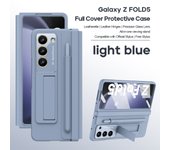 Luxury Leather Cover Case For Samsung Galaxy Z Fold 5 Fold4 with Glass Screen Protector Touch Pen