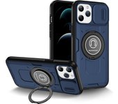 Camera Lens Protector Phone Case For Google Pixel 7 8 Pro 8A Ring Stand Shockproof TPU+PC Armor Hybrid Case