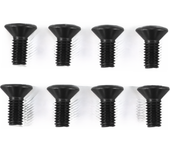 8Pcs MTB Bike Lock Shoe Cleat Mounting Screw for Shimano SPD Self-Locking Pedal Lock Steel Black