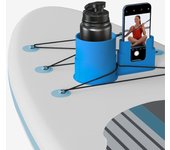 Multi-Functional Paddle Board Cup Holder PVC 2 in 1 Kayak Drink Holder Anti-Dump Rope Binding Paddle Phone Holder Surfboard