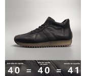 Botas de media caña de alta gama de moda, botas de hombre deportivas de piel de vaca de cuero genuino