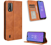 Para Nokia C110 C210 C300 G310 Solapa Tarjeta Anti - Caída Insertar Billetera Clip Carcasa De Color Sólido