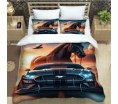 3D M-Mustang car logo Bedding Sets exquisite bed supplies set duvet cover bed comforter set bedding set luxury birthday gift