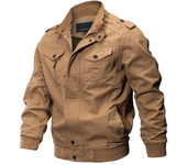 Men Casual Cotton Military Bomber Jacket Mens Jackets & Coats Army Men's Slim Fit Pilot Jackets Casacas Para Hombre
