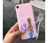 For OPPO F3 Case CPH1609 Soft Silicon TPU Back Cover Phone Case For OPPO F3 F5 F7 F9 Pro Luxury Cover Bumper Daisy Bear Pattern