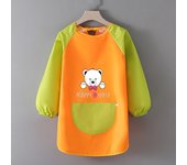 Cartoon Long Sleeve Gown Children Bibs Kids Boys Girls Art Craft Painting Apron Baby Feeding Smock Bib For Student