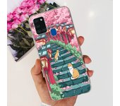 Matte Phone Case For Samsung galaxy A21S Smart Phone Cover Soft Silicone TPU Back Cover For Samsung A21s Galaxy Football Cartoon