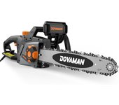 Eléctrica de 2400W, Tensión sin Herramientas en un Paso, 40cm Barra y Cadena Oregon, 15m/s Velocidad de Cadena, Lubricación Automática, Freno Mecánico y 2 Cadenas - DCS01A
