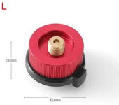 Outdoor portable adapter, stove connector, ultra light fuel tank bracket, gas cylinder folding tripod, camping supplies