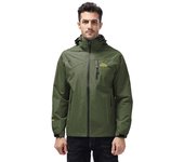 Outdoor waterproof breathable jacket, outdoor sports thin windbreaker, couple hiking suit, spring and autumn