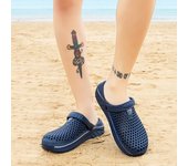 Men's Slippers 2025 Sandals for Women Men Breathable Beach Shoes Fashion Garden Clog Aqua Shoes Trekking Wading Plus Size 36-45