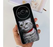 For Funda Xiaomi Redmi A3 Case 2024 Fashion Flower Transparent Silicone Soft TPU Phone Case For Xiomi Redmi A3 RedmiA3 4G Covers