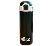 Bounce Lid Black Pink Thermos Bottle 500ml Foldable Ring Handle Thermal Water Bottle Korean Stainless Steel Thermos Cup Student