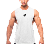 Muscleguys Mens Gym Clothing Workout Tank Tops Fitness Bodybuilding Low Cut Armholes Vest Muscle Singlets Activewear Tanktop