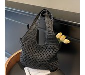 Large Straw Beach Bag for Women Handmade Woven Raffia Tote Hobo Summer Shoulder Bag Vacation Handbag
