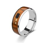 Anillo con tecnología NFC, anillo deportivo, anillo con tecnología inteligente NFC de acero inoxidable
