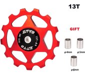 Axis Adapter Rear Derailleur Pully Pulley Set Roller Guide Wheels Bicycle Metal Bearing Steel Bearing Hot-Rolled Carbon Steel
