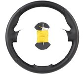 Customized Car Steering Wheel Cover For Volkswagen Golf 5 Mk5 VW Passat B6 Jetta 5 Mk5 Tiguan 2007-2011 Leather Steering Wrap