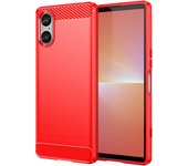 Wolfsay Funda For Sony Xperia 5 V Case Sony Xperia 5 V Cover Brushed TPU Shockproof Silicone Phone Back Cover Sony Xperia 5 V