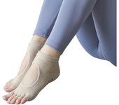 INS Anti-slip Yoga Pilates Socks Split Toe Cotton Sport Socks Breathable Low-Ankle Five-finger Socks Dance