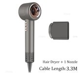 Super 220v secador de pelo, secador de pelo sin hojas, cuidado personal del cabello, herramienta de iones negativos, secadores de pelo eléctricos anión constante