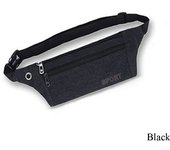 Riñonera informal con múltiples bolsillos para hombre y mujer, bolsa de lona para deportes al aire libre, correr