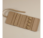 Caja de joyería de viaje, caja de joyería plegable portátil, rollo para joyería, pulsera, anillo, collares, pendientes, bolsa de almacenamiento para bolsas de viaje