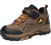 Zapatos de senderismo para niños de alta calidad, zapatos cálidos antideslizantes de lana para exteriores para niños y niñas, botas de nieve impermeables cómodas para invierno