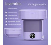 Mini lavadora portátil con secador centrífugo para el hogar y viajes, 10l