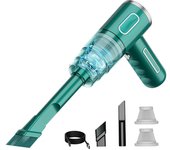 Aspiradora inalámbrica para coche, aspirador portátil de gran succión, soplador de polvo, 29000pa