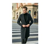 Abrigo de manga larga para hombre tendencia de abrigo de otoño e invierno