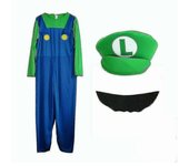 Disfraz de Super Mario Bros. para hombre adulto, disfraz de cosplay V