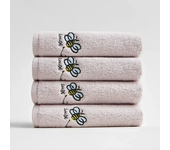 A piece Children's towel cotton cartoon solid color square towel soft absorbent saliva towel for infants and toddlers